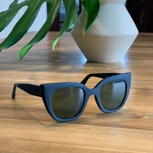 TOMS Traveler Collection Sydney Matte Black Sunglasses